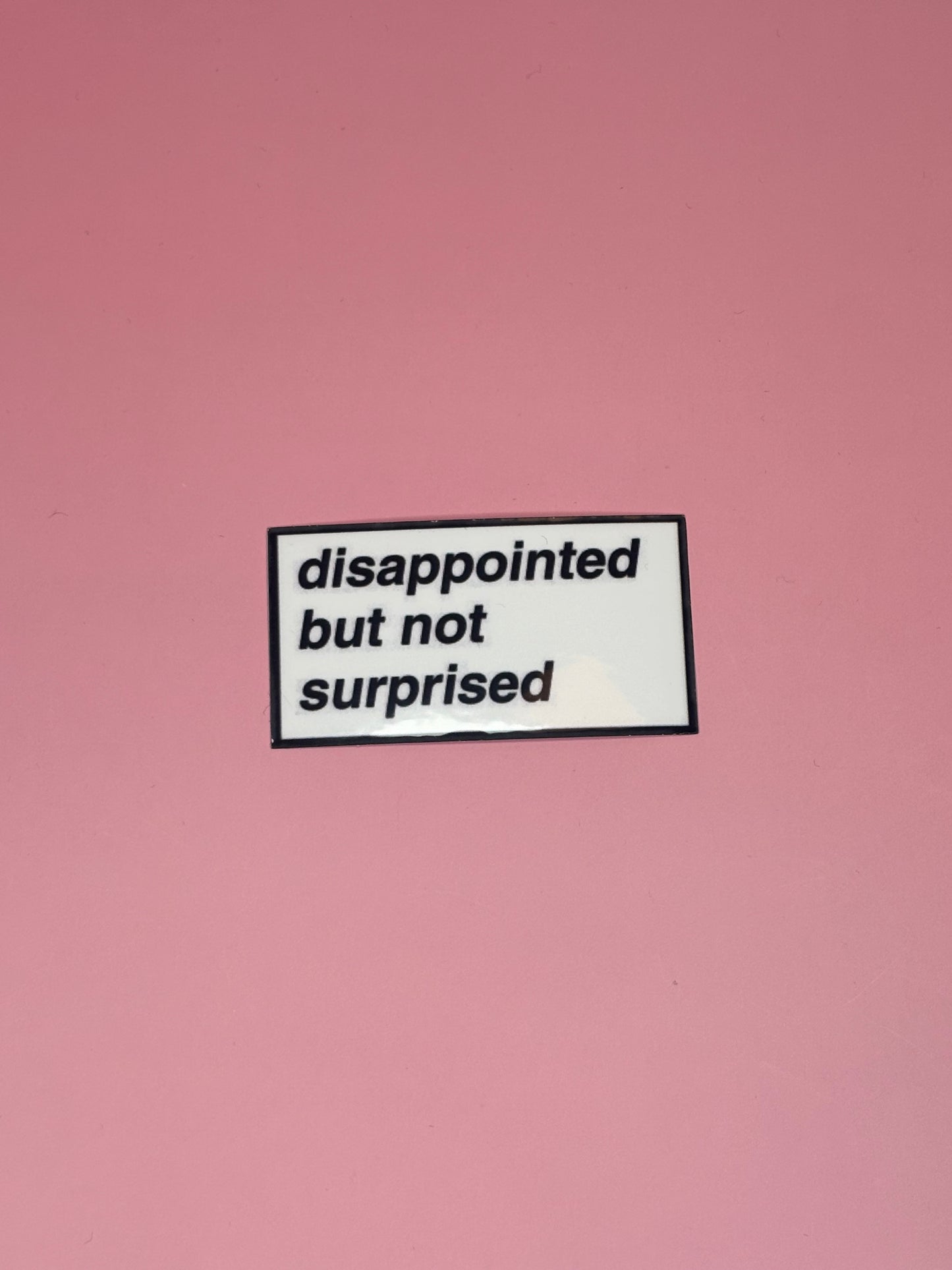 disappointed Sticker