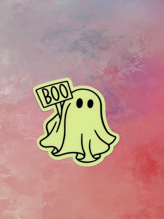 Sticker nachtleuchtend „Boo“
