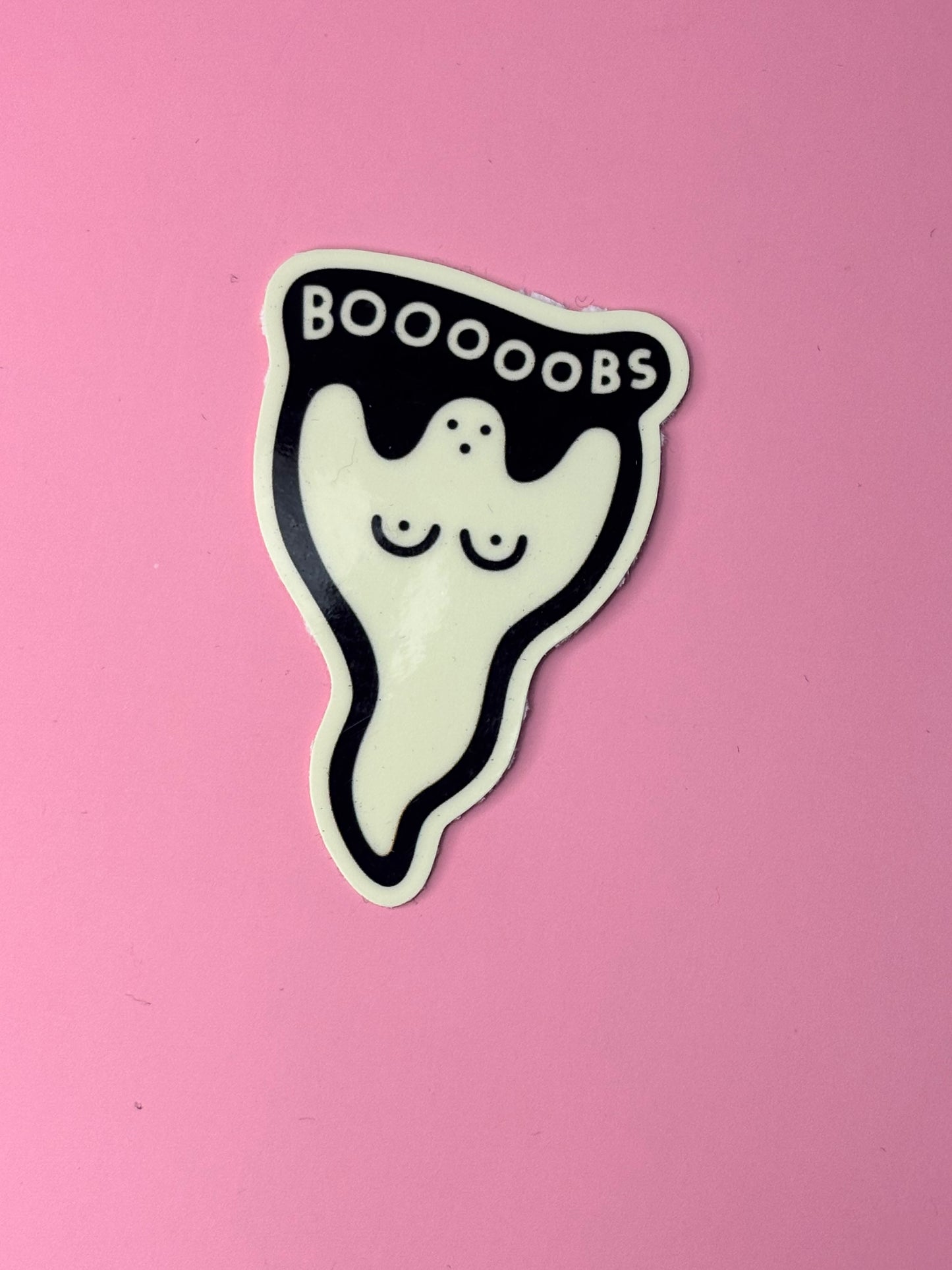 Sticker nachtleuchtend „Boobs“