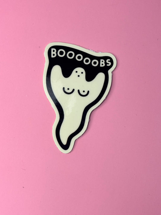 Sticker nachtleuchtend „Boobs“