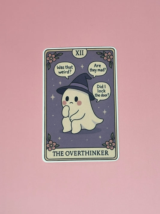 Sticker „Overthinker“