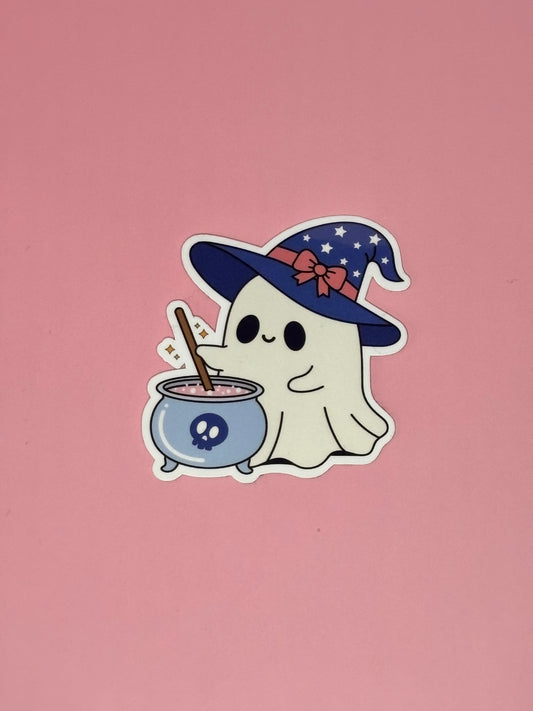 Sticker „Geist mit Kessel“