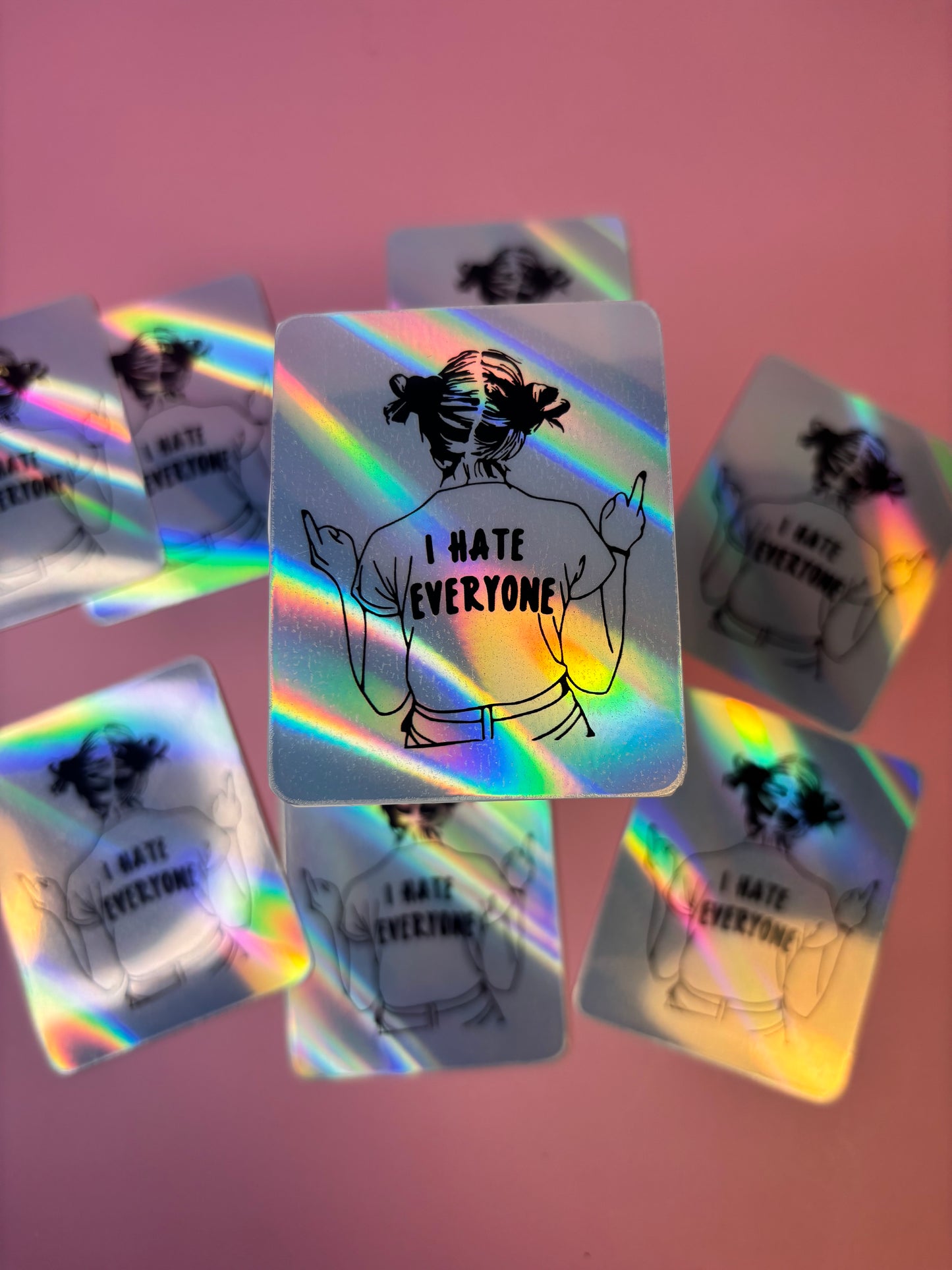 Sticker „ I hate everyone“