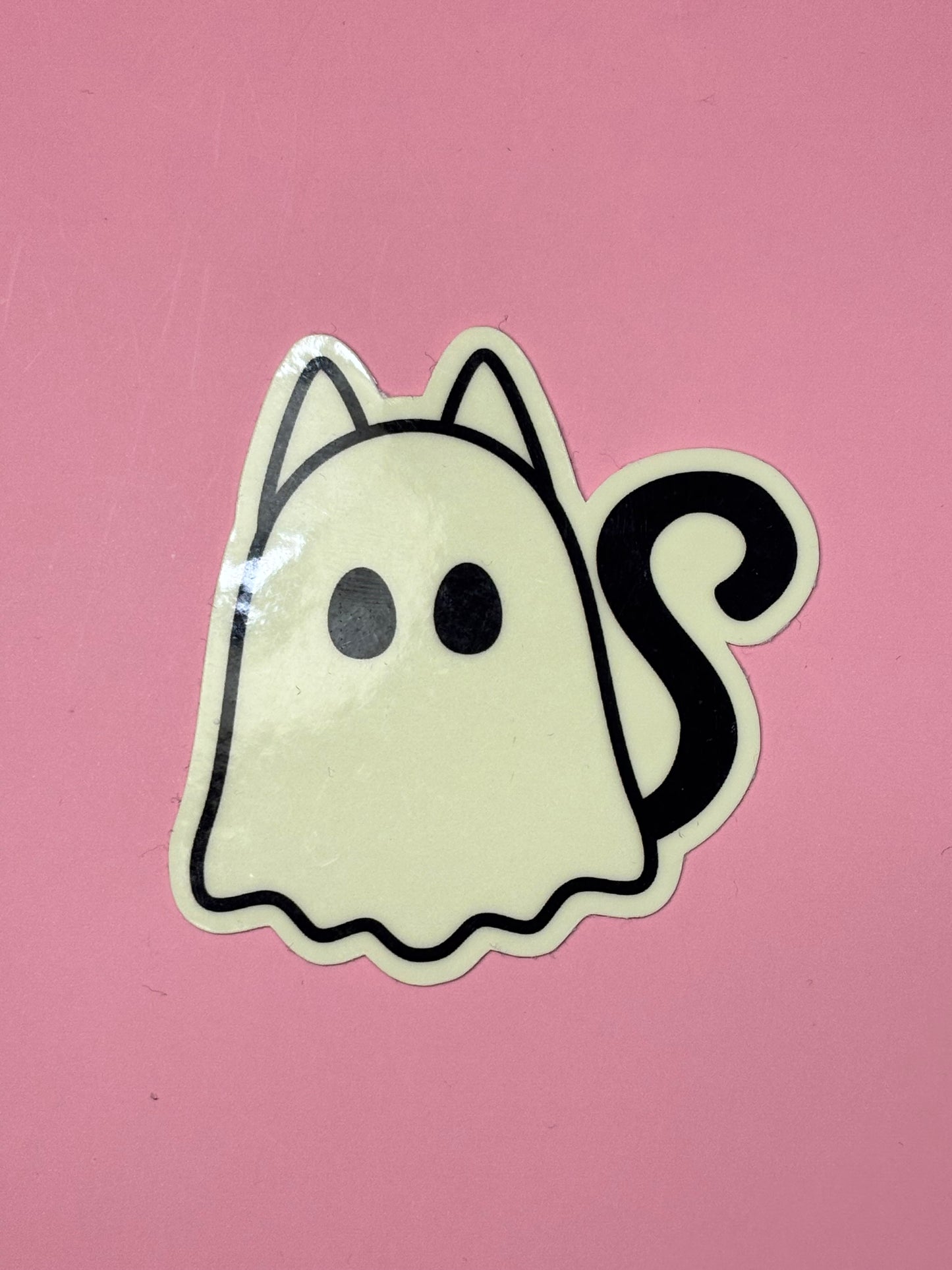 Sticker nachtleuchtend „Katzengeist“