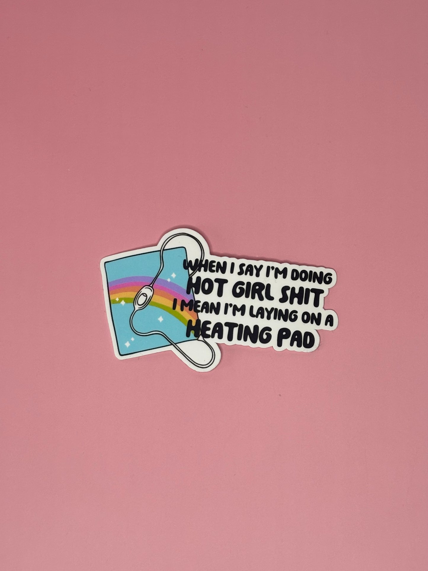 Sticker „Hot Girl Shit“