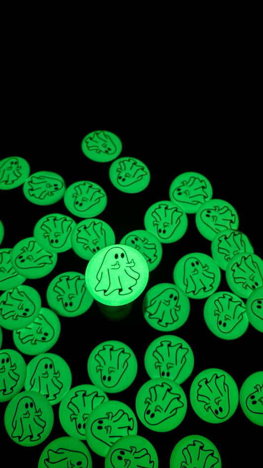 Button Geist glow in the dark