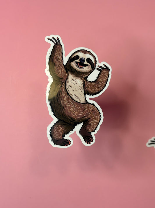 Happy Sloth - Sticker