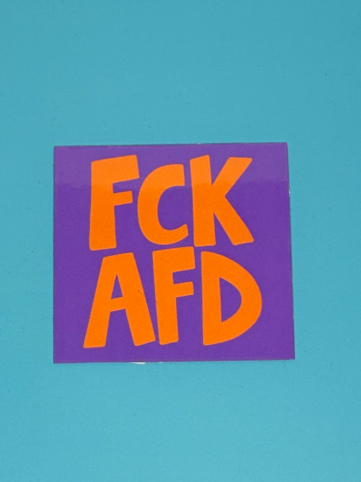 Sticker „FCK AFD“