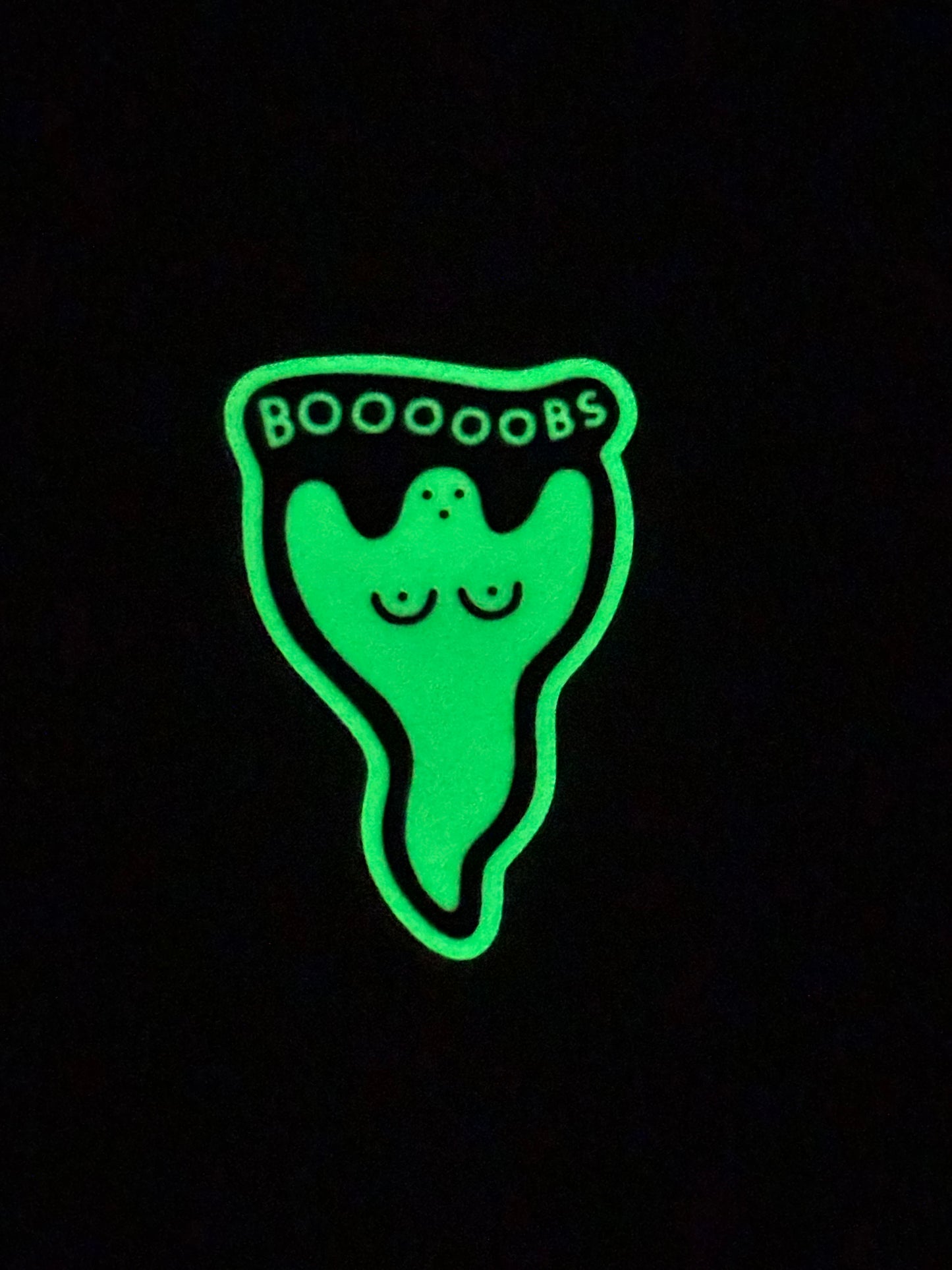Sticker nachtleuchtend „Boobs“