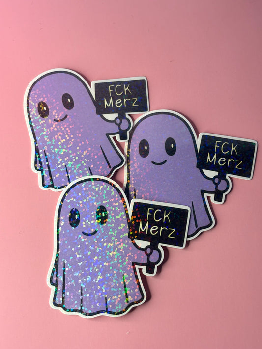 FCK MRZ Glitzersticker