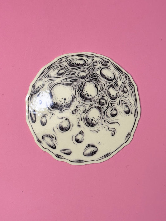 Sticker nachtleuchtend „Mond“